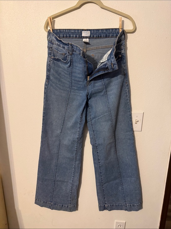 Time and Tru Denim - Time and Tru Mid Blue Wide Leg Jeans